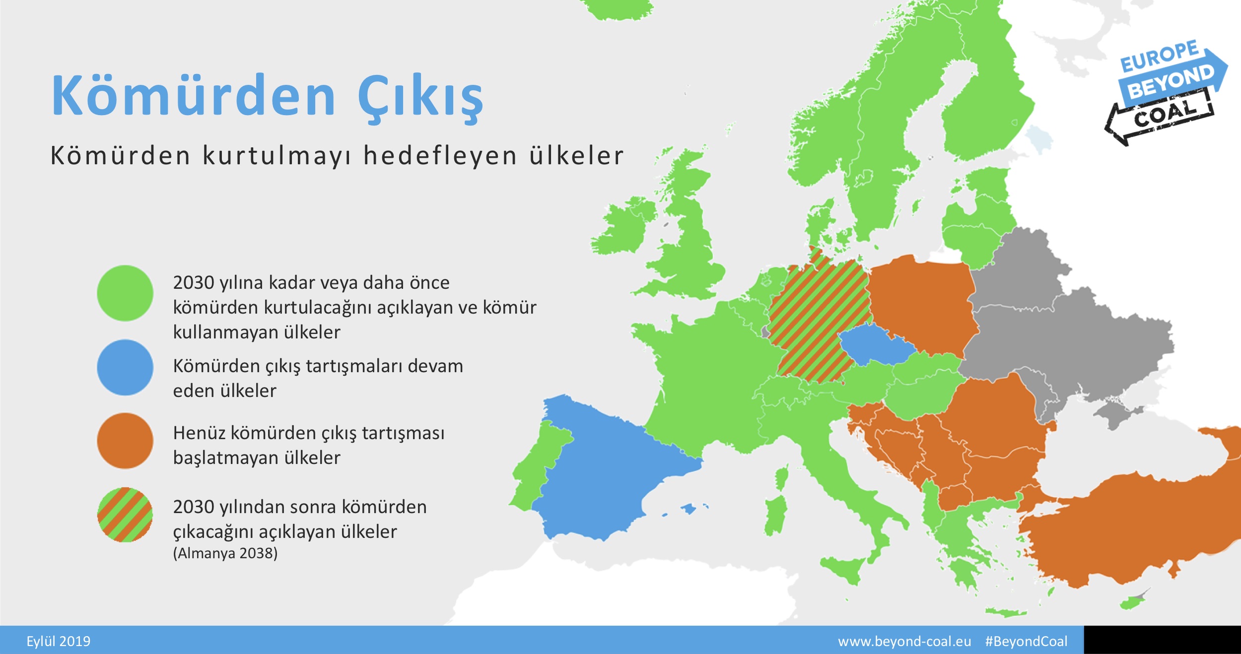 Avrupa Ülkeleri Kömürü Bırakıyor