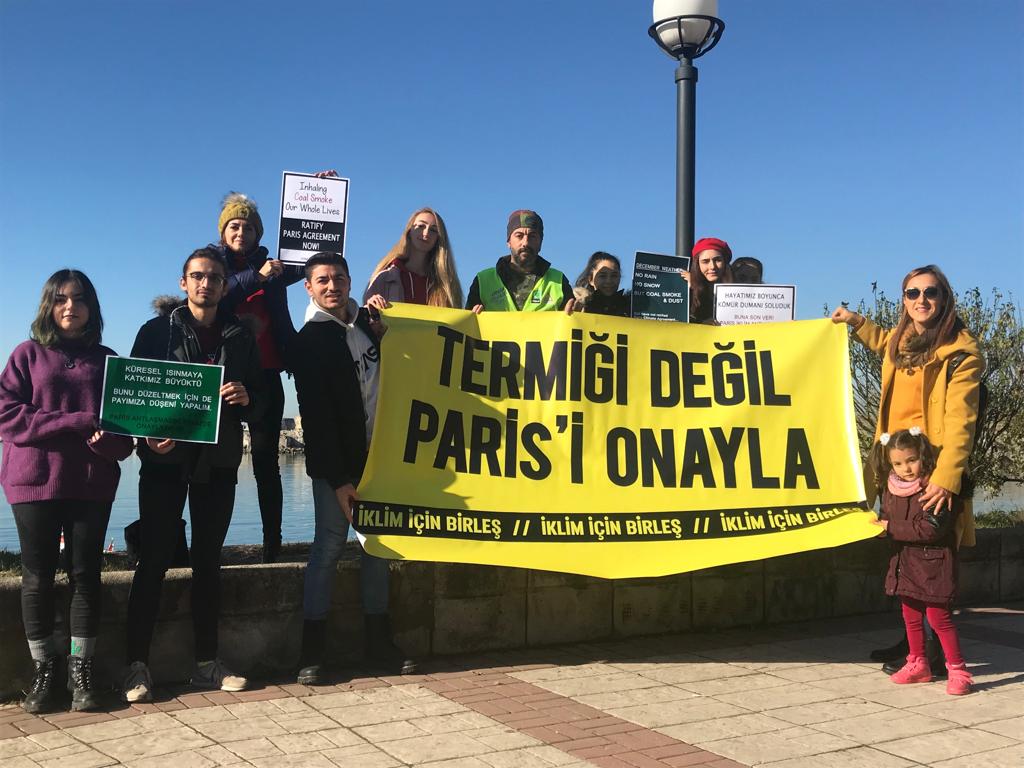 Evimiz Yanıyor, ‘‘Termiği Değil, Paris’i Onayla!’’