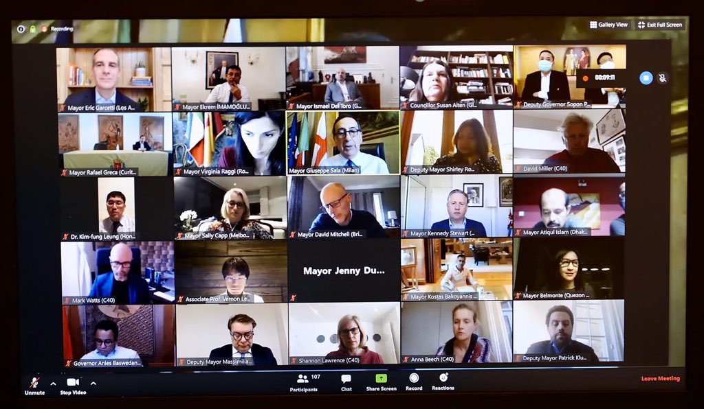 C40 Belediyeleri Koronavirüsle Mücadele İçin Harekete Geçti