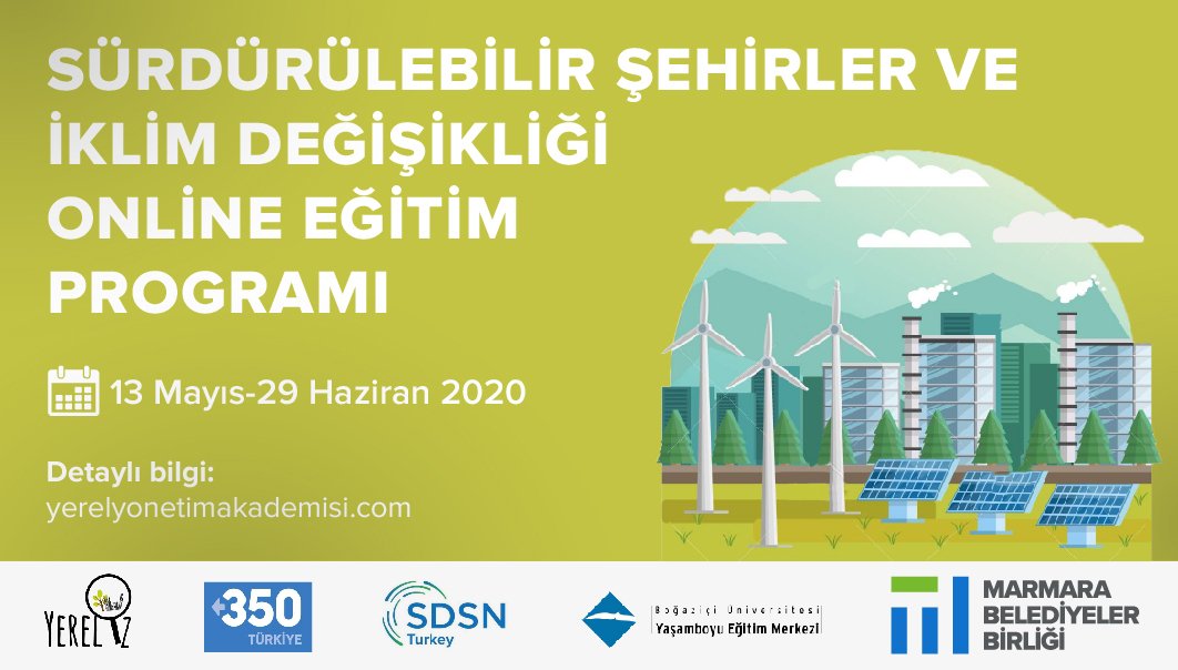 Yerel Yönetimler için İklim Değişikliği Online Eğitim Programı Başlıyor