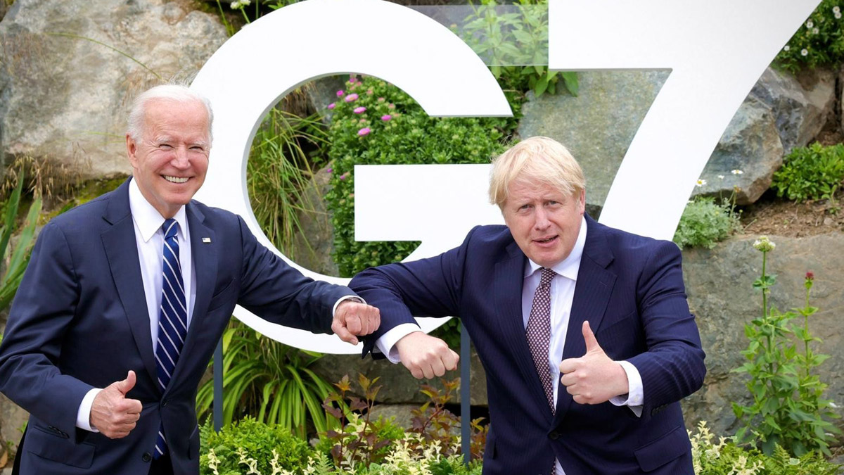 Biden Johnson ile İklim için Buluştu