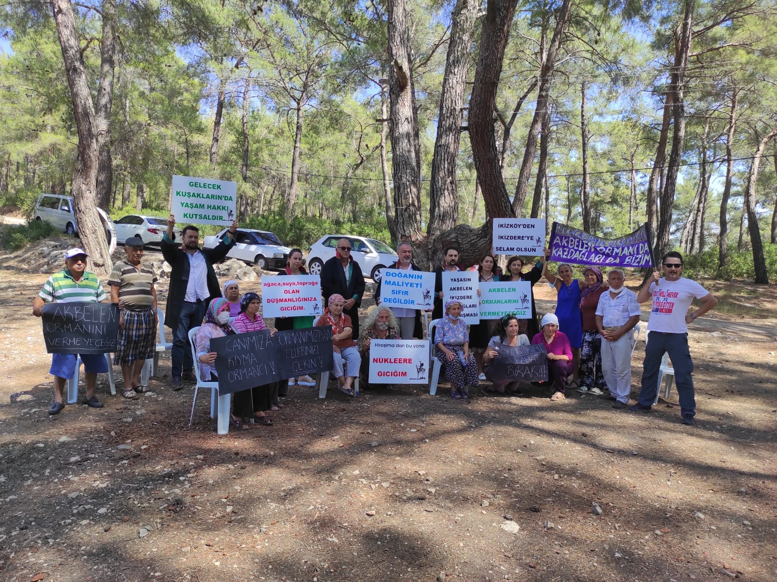 Muğla Barosu Akbelen Ormanı Nöbetinde