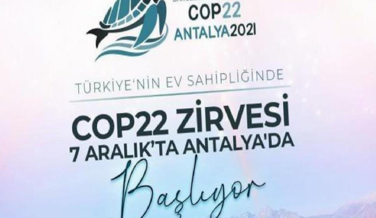 Barselona Sözleşmesi 22. Taraflar Konferansı Antalya’da Düzenleniyor